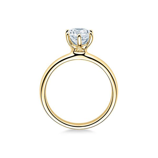 Verlobungsring / Gelbgold 585 / 0,20 ct.