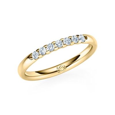 Memoire-Ring Gelbgold 585 / 0,21 ct. / tw,si