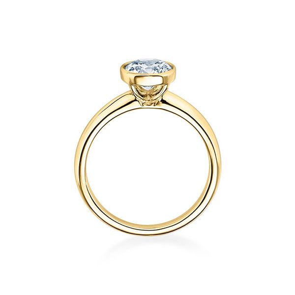 Verlobungsring / Gelbgold 585 / 0,20 ct.