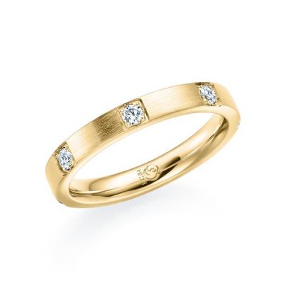 Memoire-Ring Gelbgold 585 / 0,35 ct. / tw,si