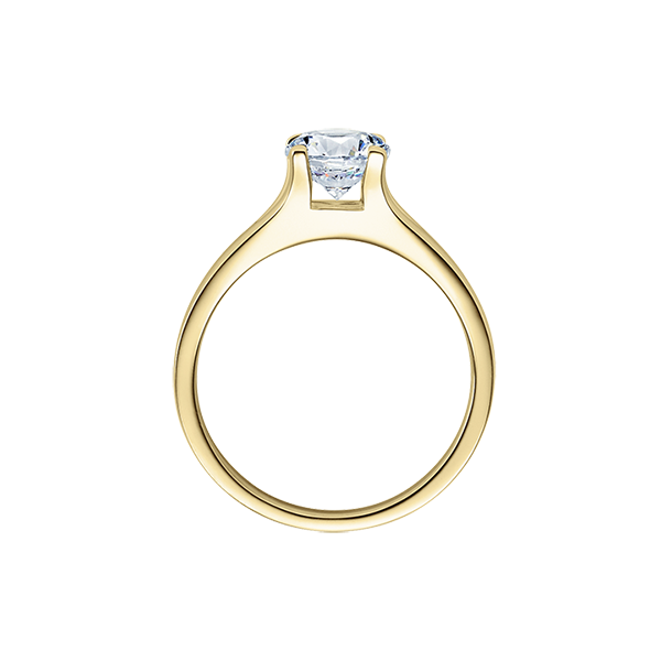 Verlobungsring / Gelbgold 585 / 0,20 ct.