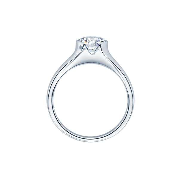 Verlobungsring / Weißgold 585 / 0,40 ct.