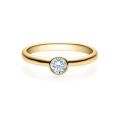 Verlobungsring Gelbgold 585 / 0,20 ct.