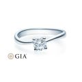 Verlobungsring Weissgold 585 / 0,40 ct.