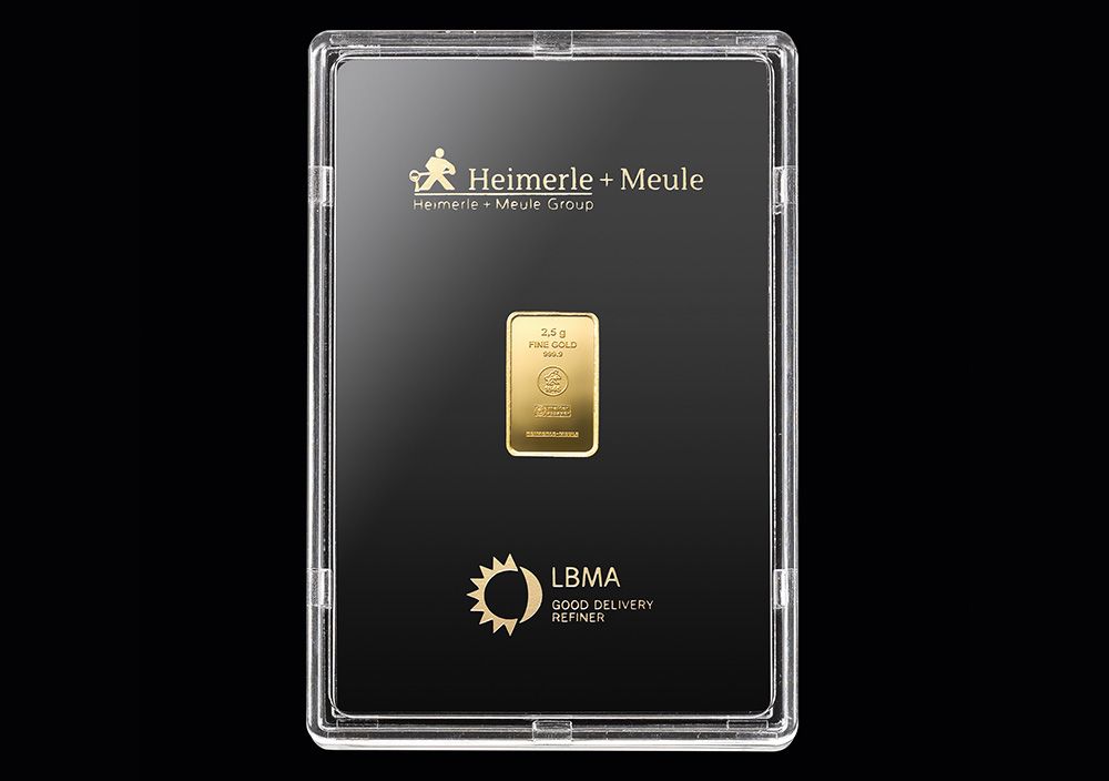 geprägte goldbarren