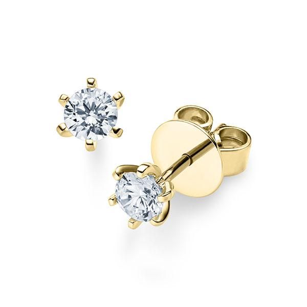 Ohrstecker Gelbgold 585 / 0,50 ct.