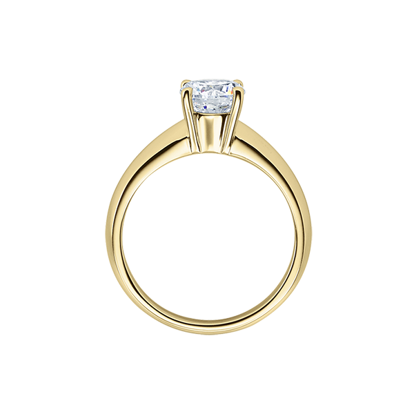 Verlobungsring / Gelbgold 585 / 0,20 ct.