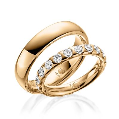 Trauringe / Eheringe Roségold 750 / 2,00 ct. / tw,si
