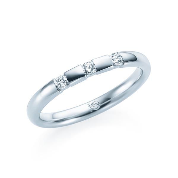 Ring Weißgold 585 / 0,12 ct.