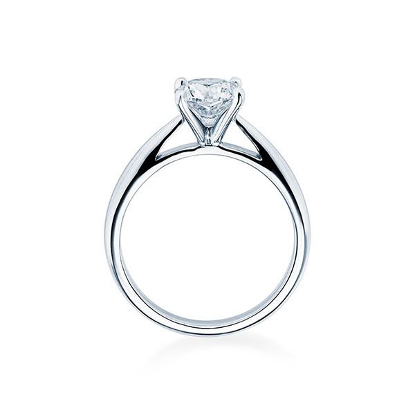 Verlobungsring / Weißgold 585 / 0,40 ct.