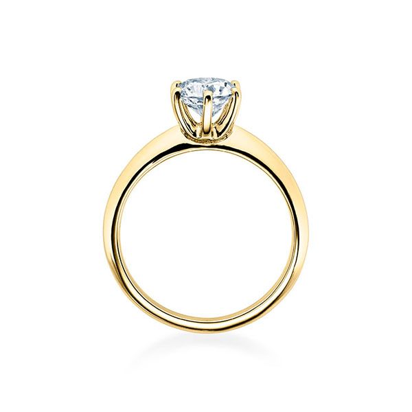 Verlobungsring / Gelbgold 585 / 0,20 ct.