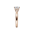 Verlobungsring Rotgold 585 / 0,10 ct.