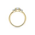 Verlobungsring Gelbgold 585 / 0,11 ct.