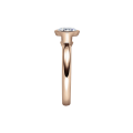 Verlobungsring Rotgold 585 / 0,10 ct.