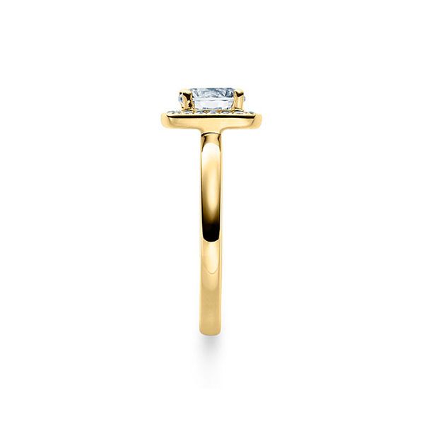 Verlobungsring / Gelbgold 750 / 0,466 ct.