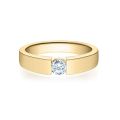 Verlobungsring Gelbgold 585 / 0,20 ct.