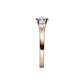 Verlobungsring Rotgold 585 / 0,10 ct.