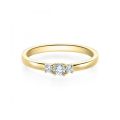 Verlobungsring Gelbgold 585 / 0,11 ct.