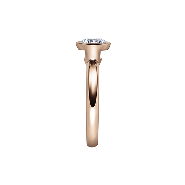 Verlobungsring / Rotgold 585 / 0,10 ct.