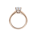 Verlobungsring Rotgold 585 / 0,10 ct.