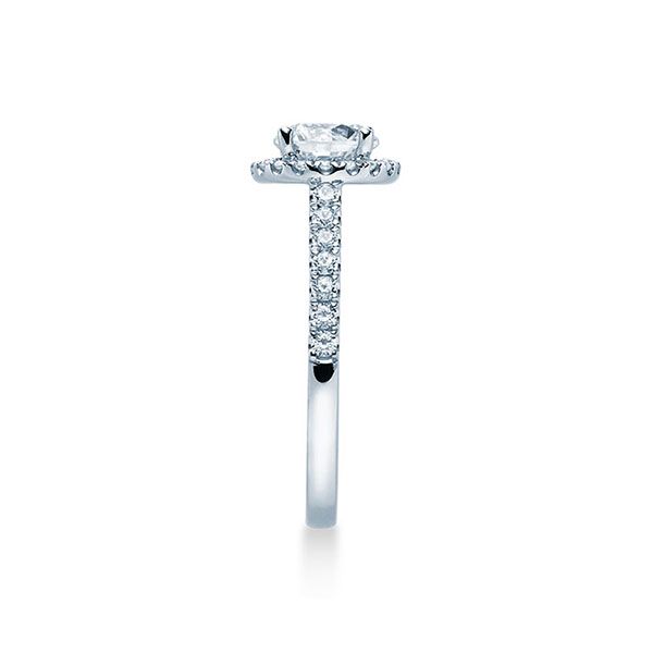 Verlobungsring / Weißgold 585 / 1,088 ct.
