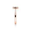 Verlobungsring Rotgold 750 / 0,147 ct.