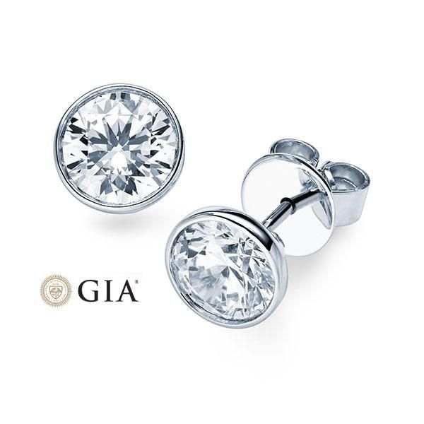 Ohrstecker Platin 950 / 2,00 ct.