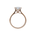 Verlobungsring Rotgold 585 / 0,10 ct.