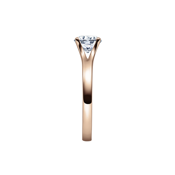 Verlobungsring / Rotgold 585 / 0,10 ct.