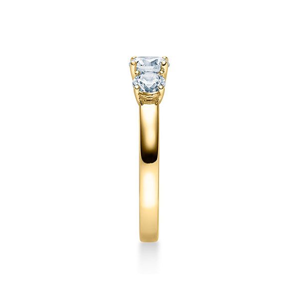 Verlobungsring Gelbgold 585 / 0,11 ct.