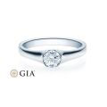 Verlobungsring Weissgold 585 / 0,40 ct.