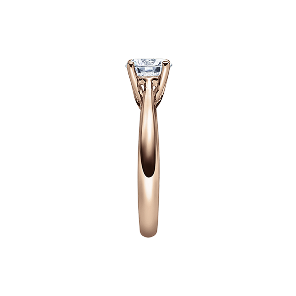 Verlobungsring / Rotgold 585 / 0,10 ct.