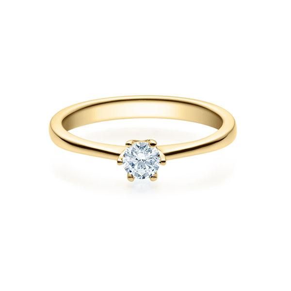 Verlobungsring / Gelbgold 585 / 0,20 ct.