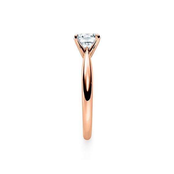 Verlobungsring / Rotgold 585 / 0,10 ct.