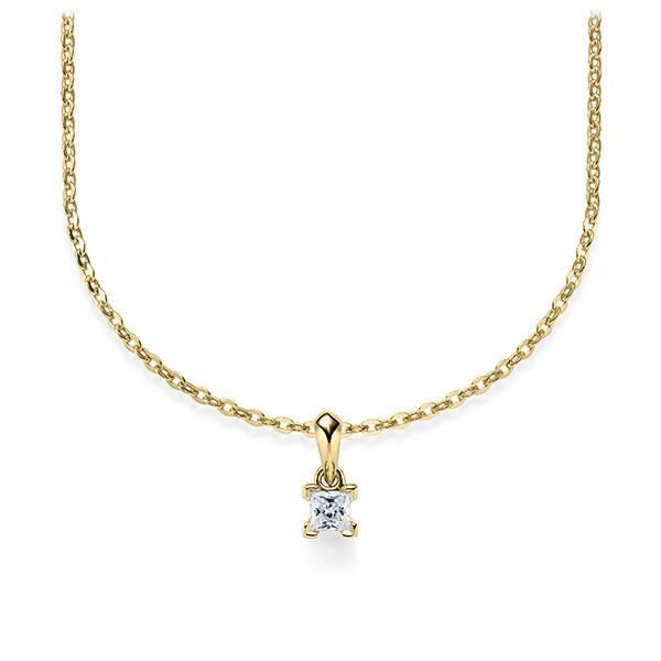 Collier Gelbgold 585 / 0,10ct