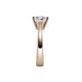 Verlobungsring Rotgold 585 / 0,10 ct. 