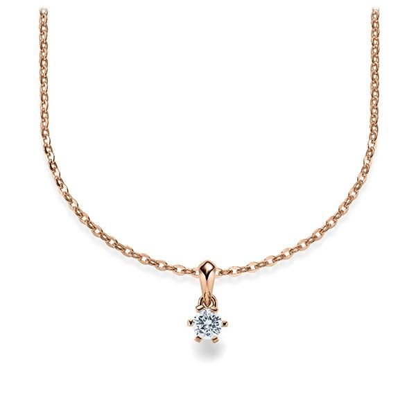 Collier Rotgold 585 / 0,10ct