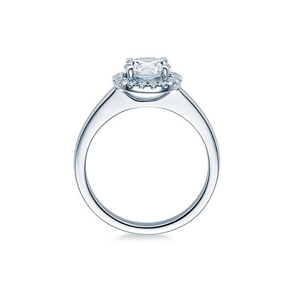 Verlobungsring / Weißgold 585 / 0,819 ct.