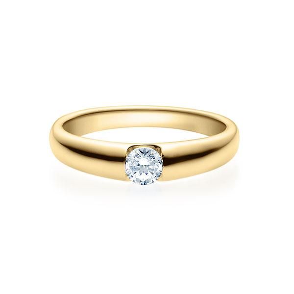 Verlobungsring / Gelbgold 585 / 0,20 ct.
