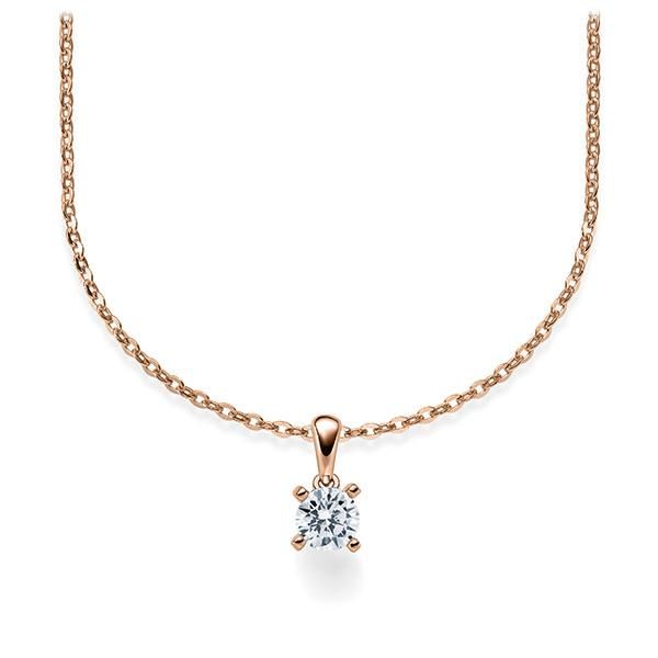 Collier Rotgold 585 / 0,25ct