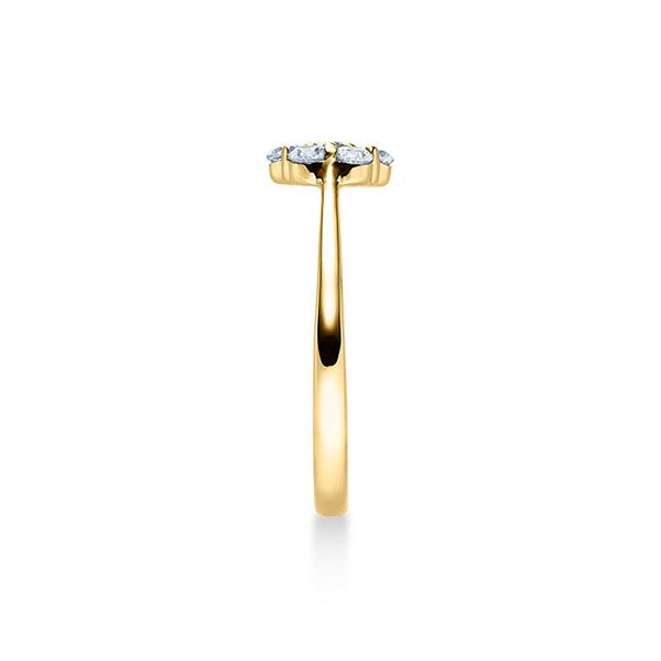 Verlobungsring / Gelbgold 750 / 0,245 ct.