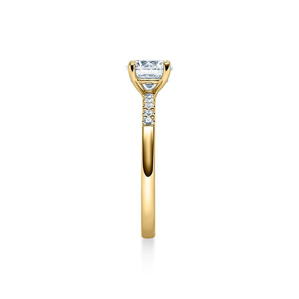 Verlobungsring / Gelbgold 750 / 0,33 ct.