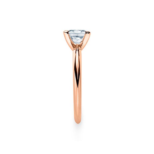 Verlobungsring / Rotgold 585 / 0,10 ct.