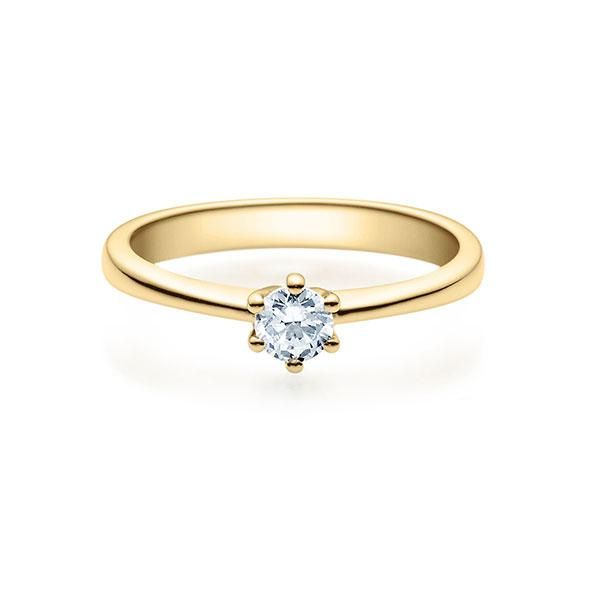 Verlobungsring Gelbgold 585 / 0,20 ct.