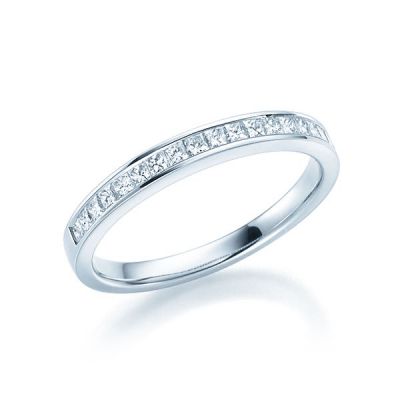 Memoire-Ring Weißgold 750 / 0,38 ct. / tw,vs